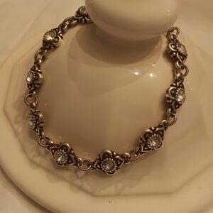 Brighton crystal floral bracelet Alcazar Collection